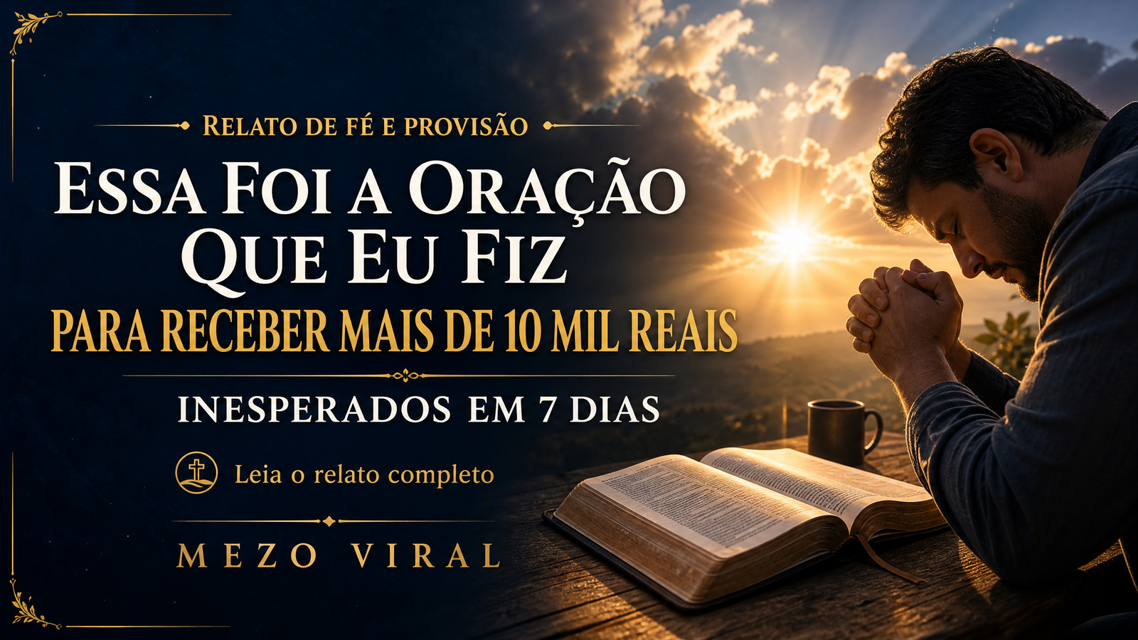oração que trouxe 10 mil em 7 dias