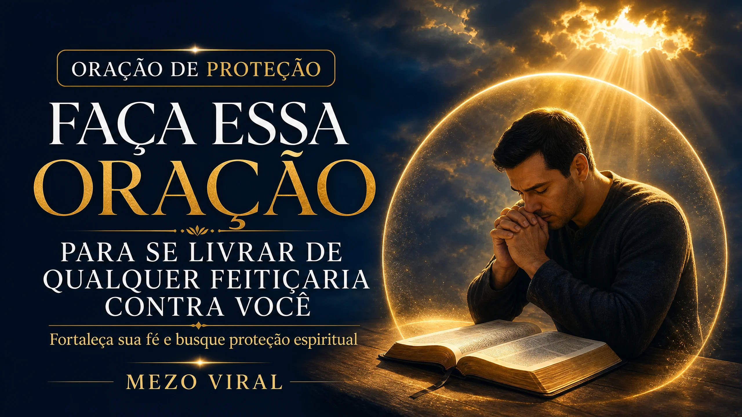 Faça Essa Oração Para se Livrar de Qualquer Feitiçaria e Inveja